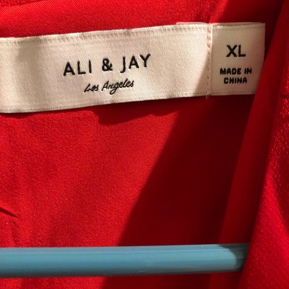Ali & Jay- Red Open Back Dress- XL - Picture 5 of 6